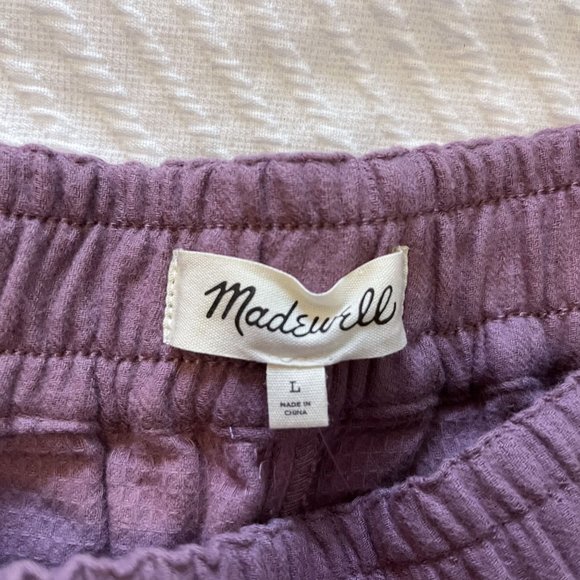 BRAND NEW | MADEWELL | Waffleback Pull-On High-Rise Tapered Pants - Picture 3 of 6